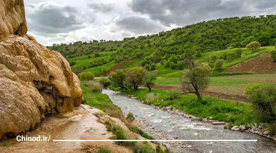 آبشار شلماش گوهر سر دشت