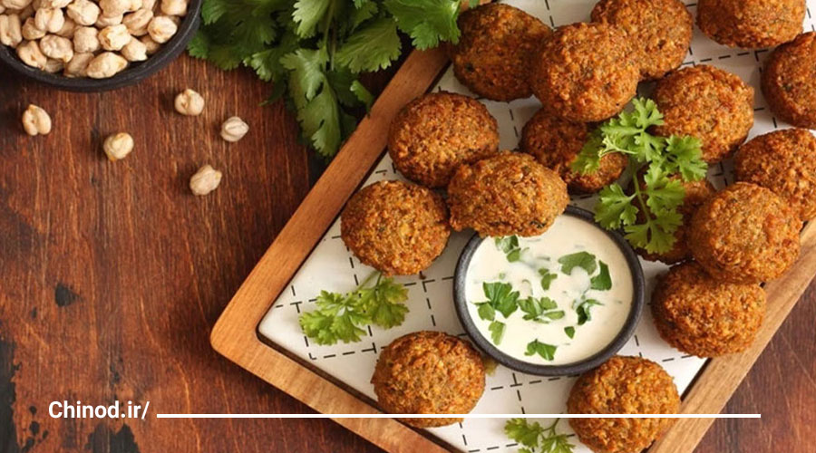 طرز تهیه فلافل عربی برای 4 نفر