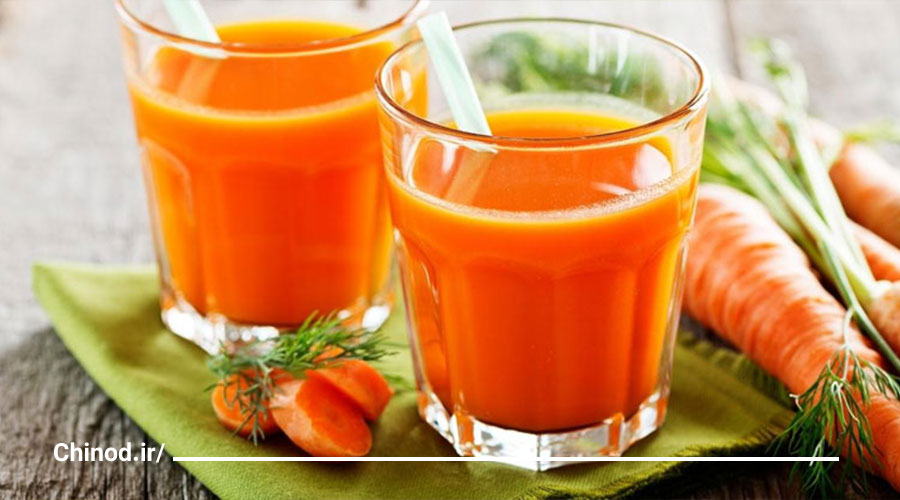 خواص نوشیدن آب هویج