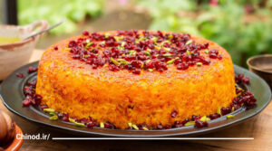 طرز تهیه ته چین مرغ برای 4 نفر Tahchin چینود chinod