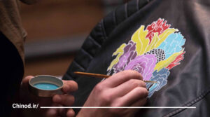Painting on leather نقاشی روی چرم چینود chinod