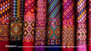 معرفی شغل خانگی ابریشم بافی Silk weaving چینود chinod