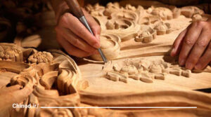 کنده‌ کاری روی چوب Wood carving چینود chinod