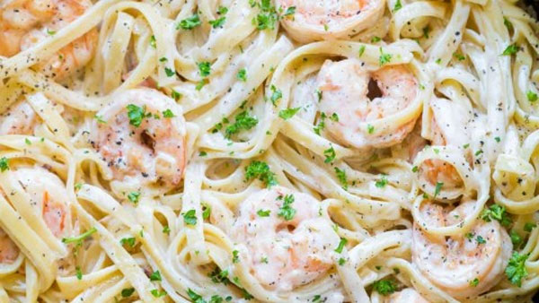 Pasta with shrimp پاستا با میگو Pasta انواع پاستا خوشمزه بخش 2 چینود chinod 