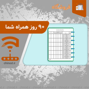 90 روز همراه شما - تولید محتوا www.chinod.ir چینود chinod