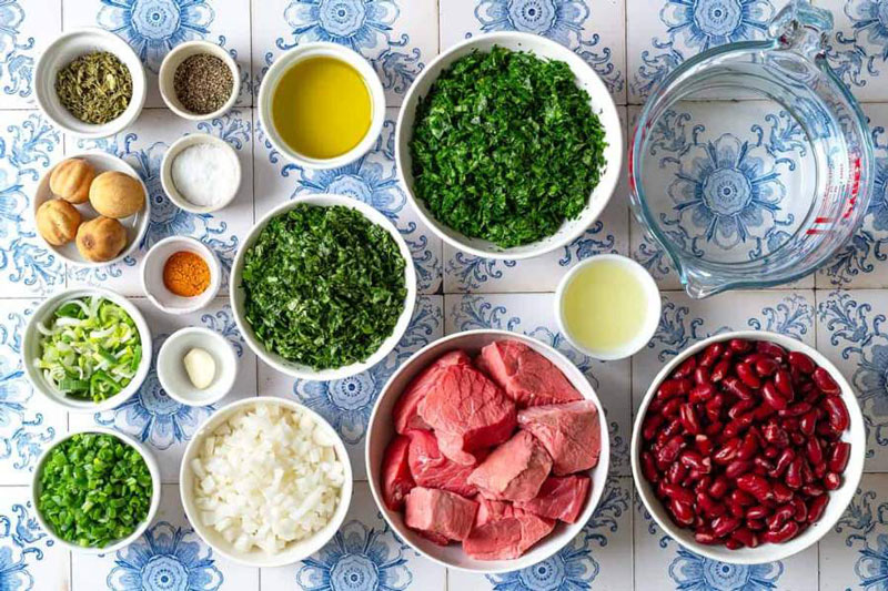 قورمه‌ سبزی Vegetable stew چینود chinod