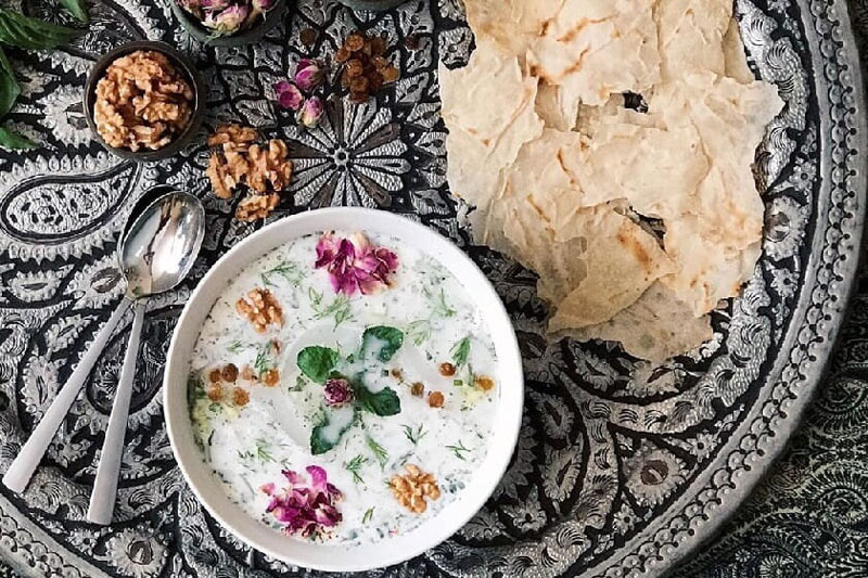 غذاهای تابستانی ghzanpehei tabastani چینود chinod